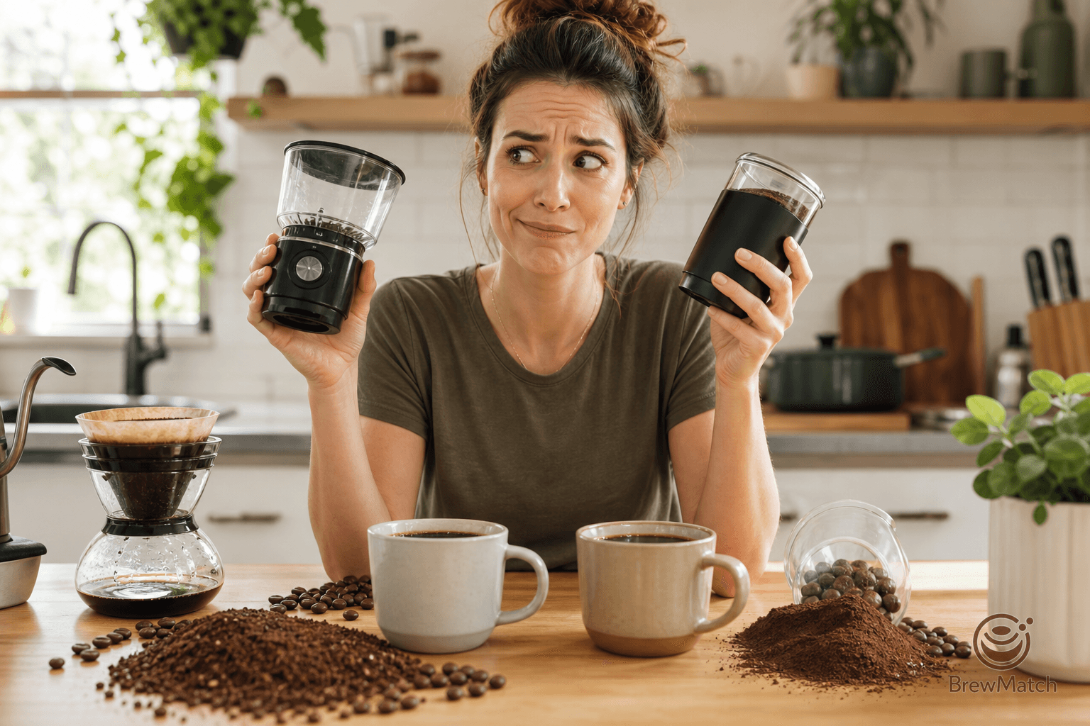 Burr Grinder vs. Blade Grinder for Less Bitter Coffee