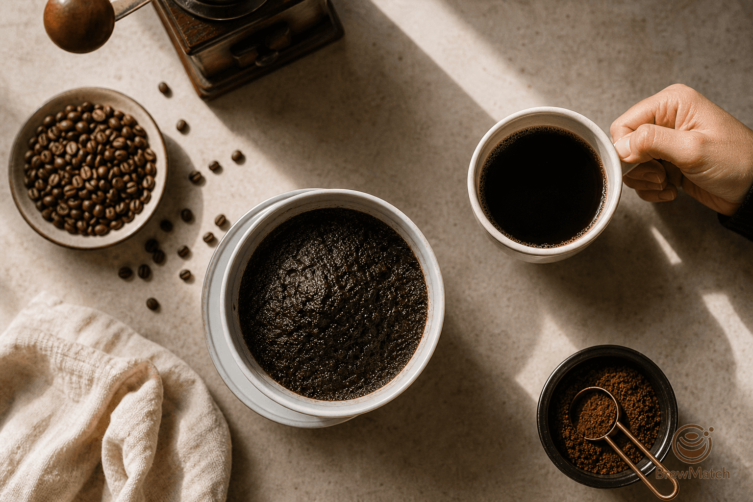 Too Much Coffee Can Make Coffee Taste Bitter