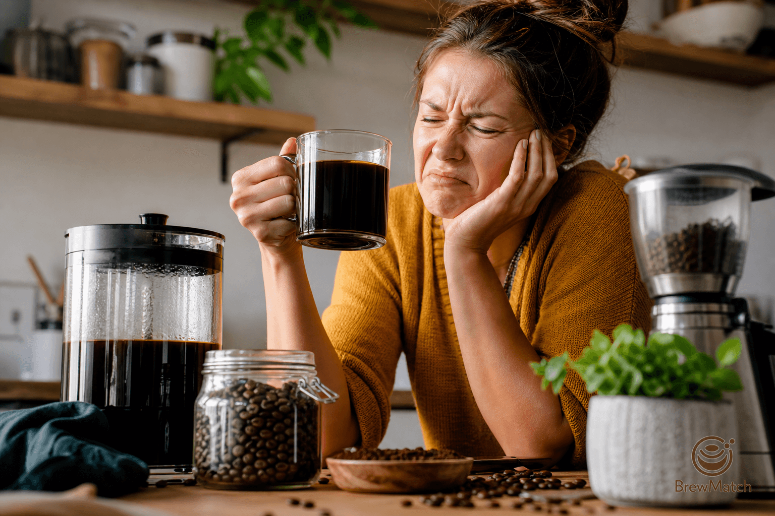 Over Extracted Coffee Tastes Bitter Not Strong
