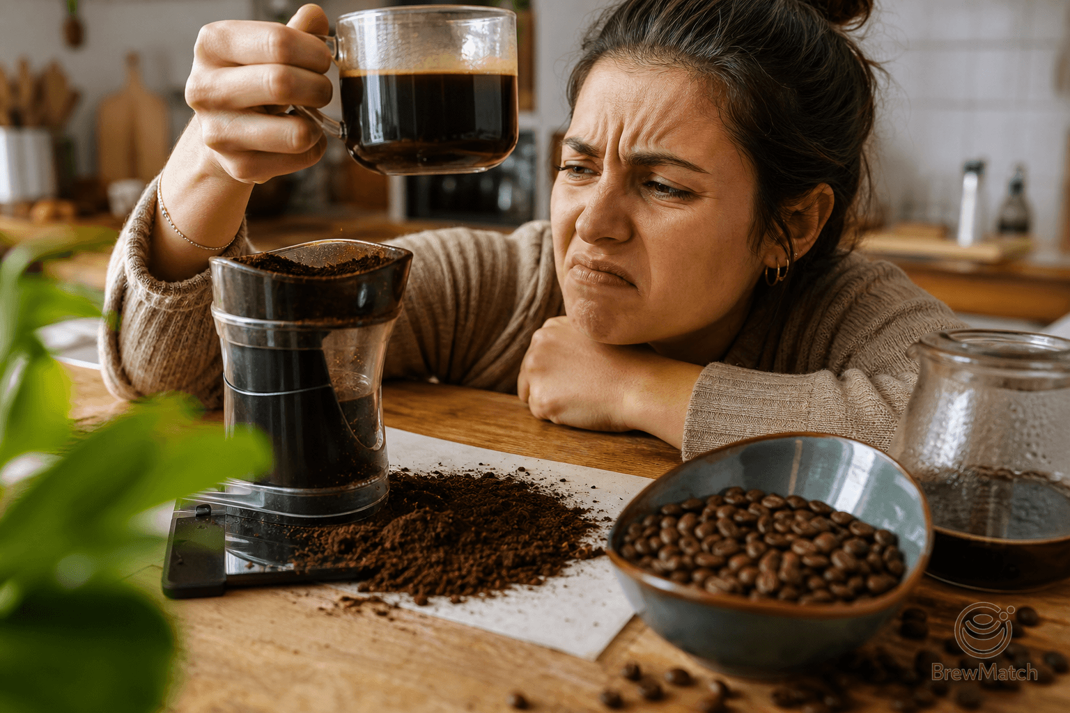 Coffee Ground Too Fine Can Taste Bitter and Dry