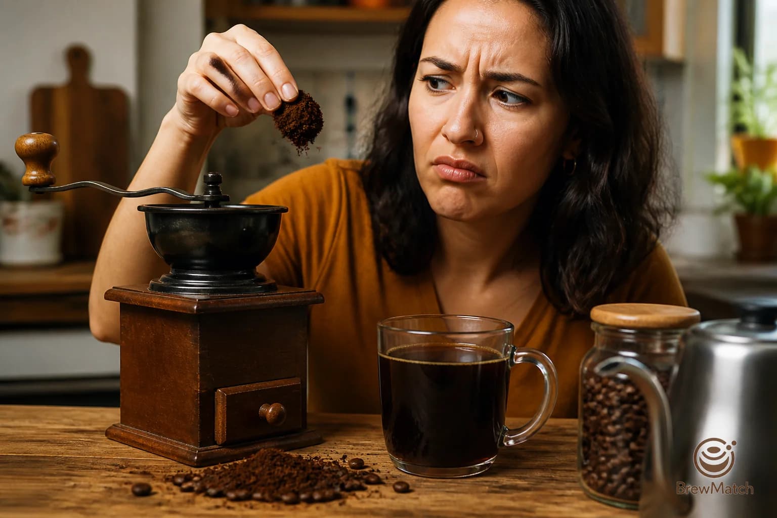An Old Coffee Grinder Can Make Coffee Taste Bitter