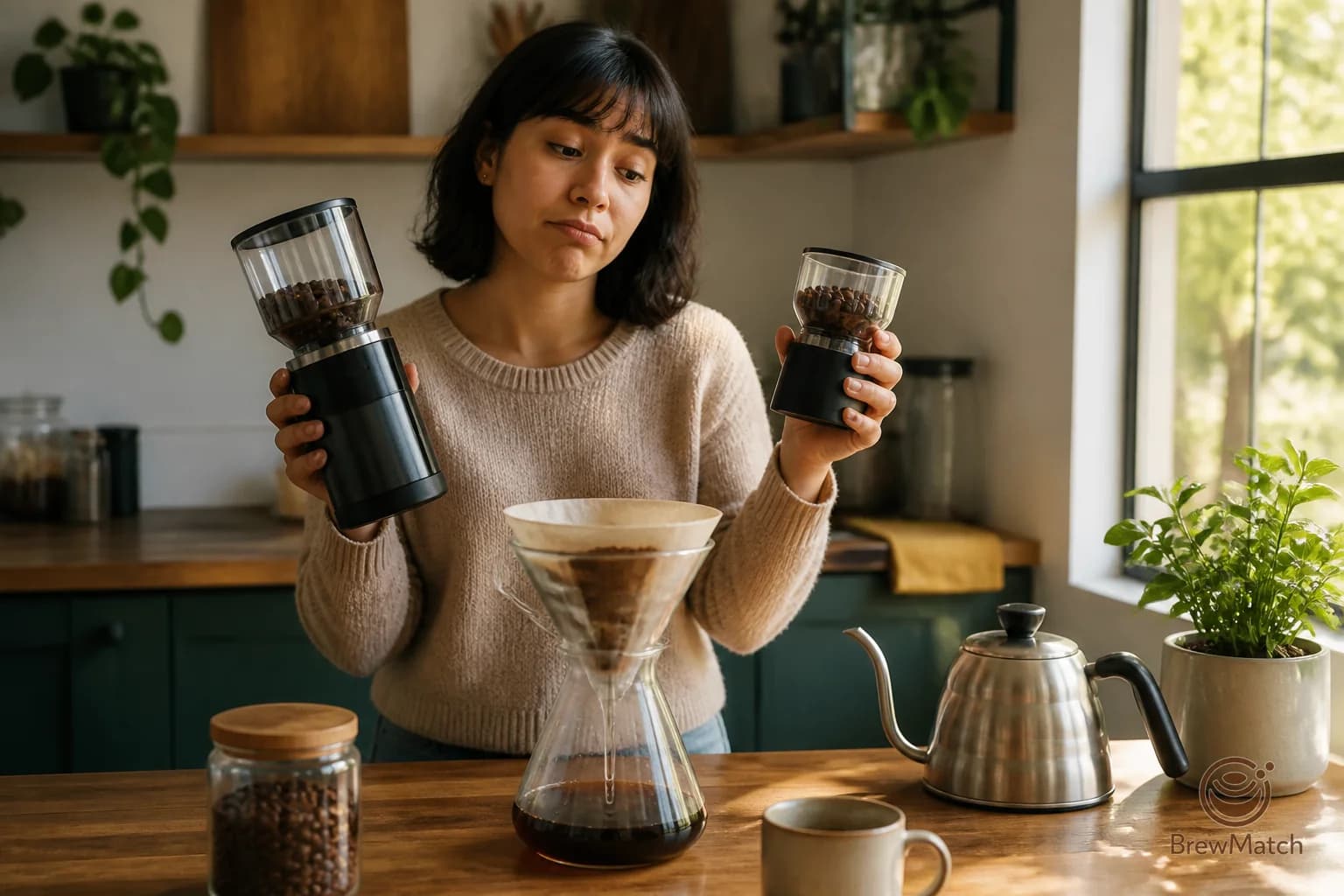 An Espresso Grinder Is Not Always Better for Less Bitter Drip Coffee