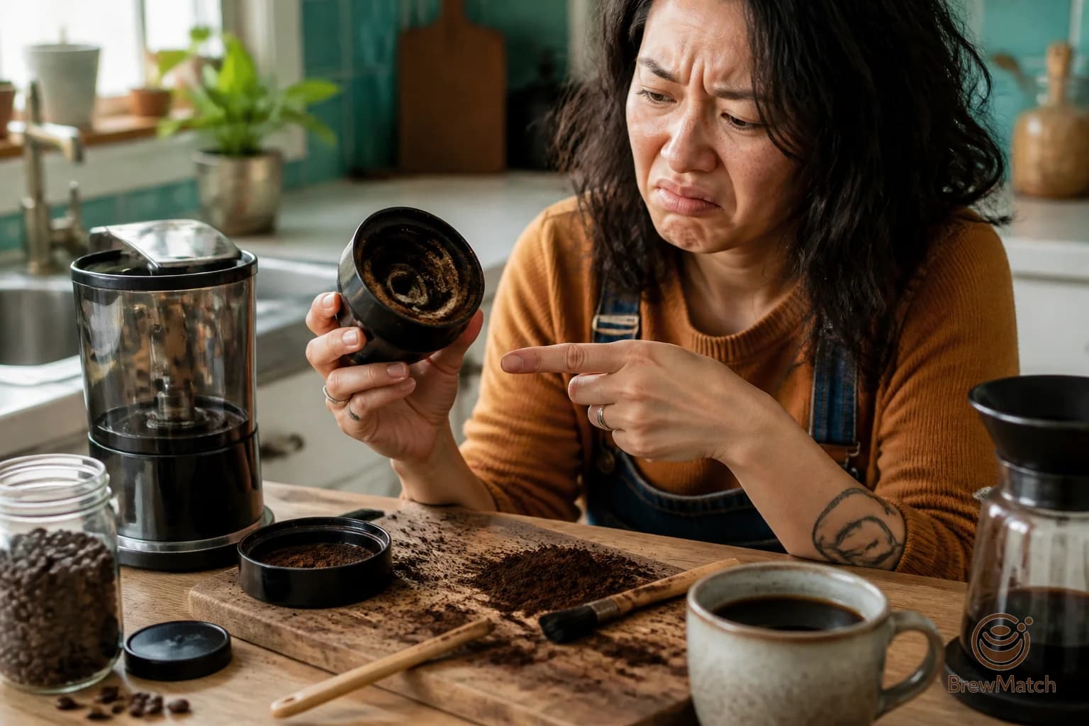 A Hard to Clean Grinder Can Keep Coffee Bitter