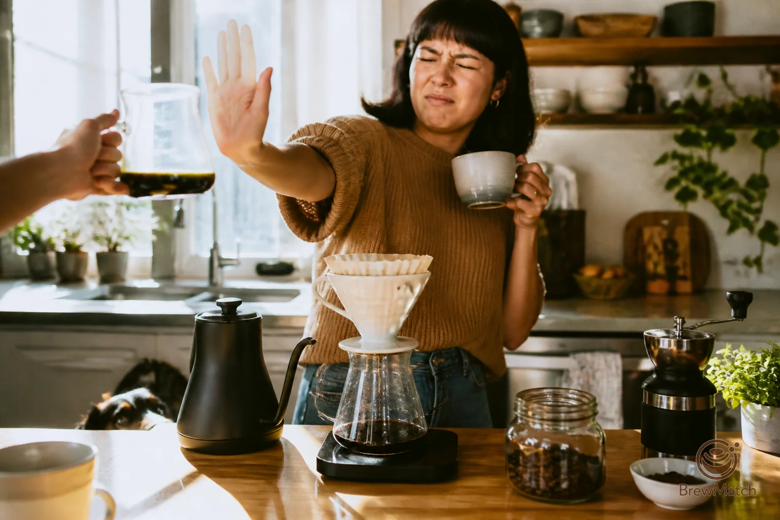Coffee Grinder for Pour Over Without Bitter Coffee