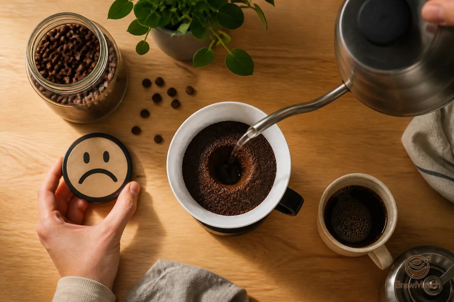 A Dry Coffee Bed Can Make Pour Over Taste Bitter