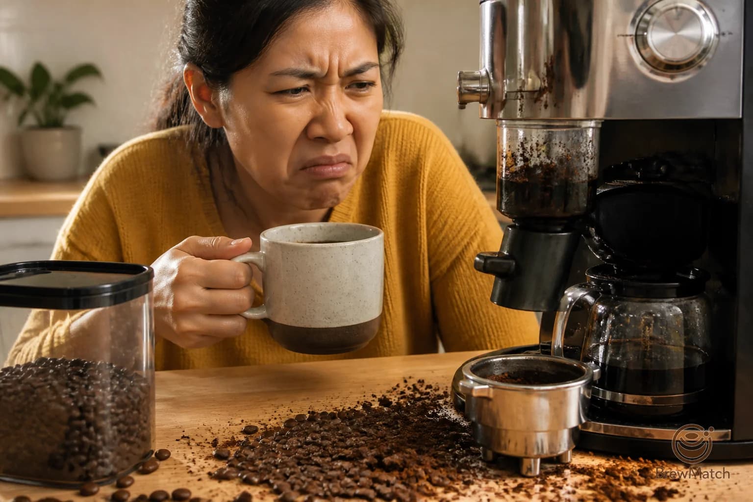 A Built In Grinder Can Make Coffee Taste Bitter